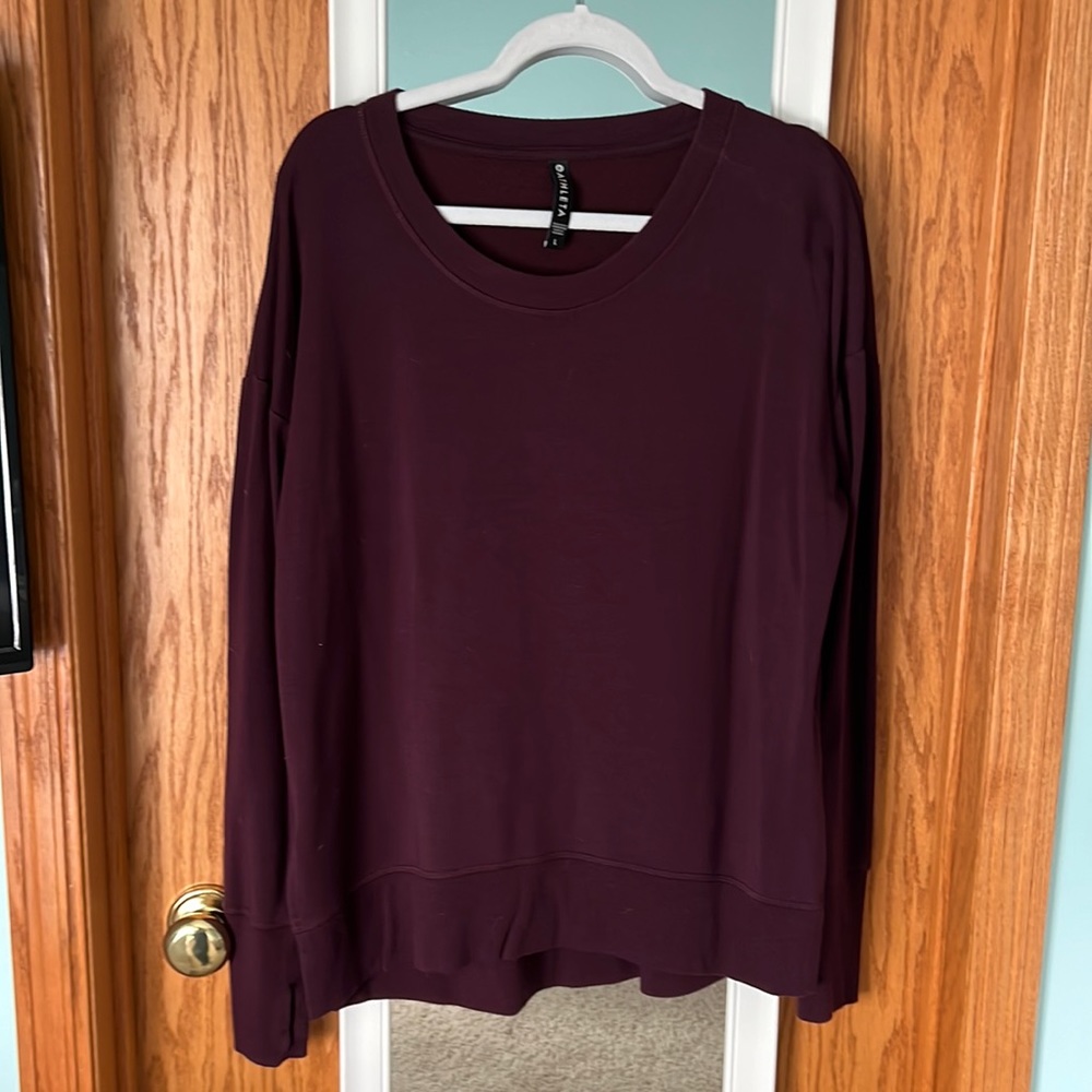 Athleta Mid Weight Long Sleeve Top